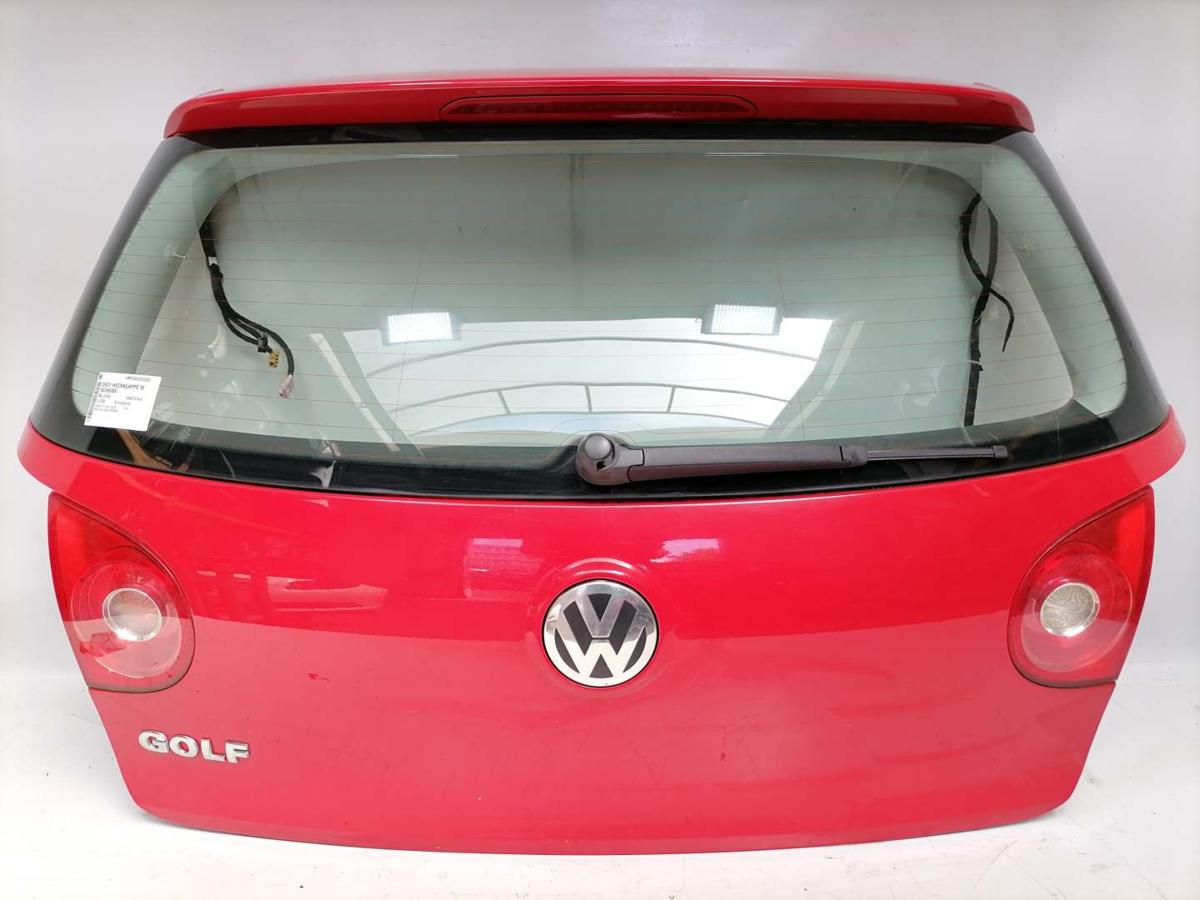 VW Golf 5 original Heckklappe mit Heckscheibe LY3D Tornadorot Fließheck Bj.2004